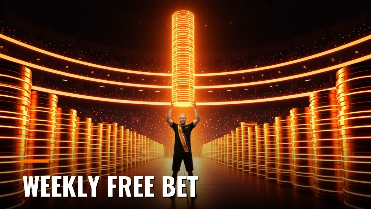 Weekly Free Bet: bet more, earn more